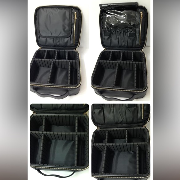 Stagiant Makeup Bag Travel Cosmetic Bag with Dividers for Makeup Artist - Picture 2 of 2